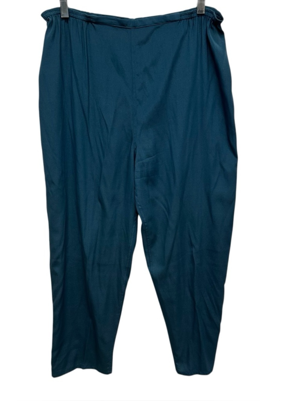 Citron Santa Monica silk pants cerulean blue casual coastal boho medium